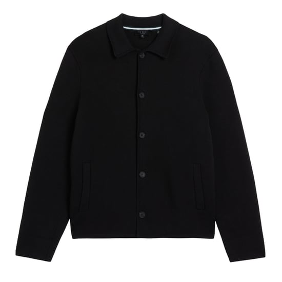 Chaqueta Cárdigan Negra De Punto Grueso Ted Baker Freder - Image 1
