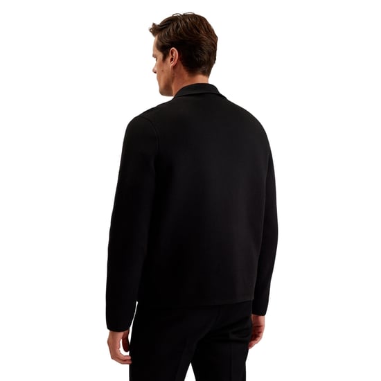 Chaqueta Cárdigan Negra De Punto Grueso Ted Baker Freder - Image 5