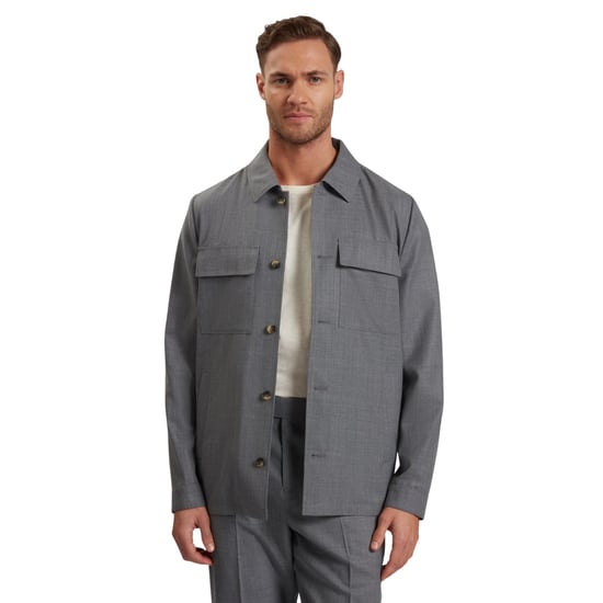 Chaqueta Ligera De Mezcla De Lana Gris Selwynj De Ted Baker - Image 2