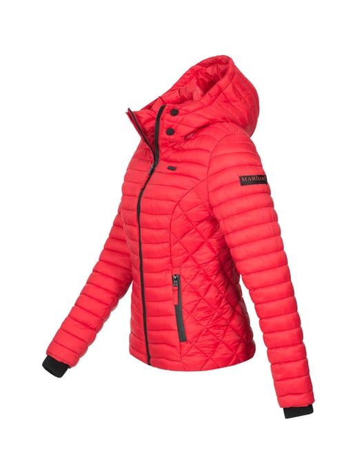 Chaqueta acolchada Marikoo Samtpfote para mujer con capucha desmontable y puños de canalé - Image 2