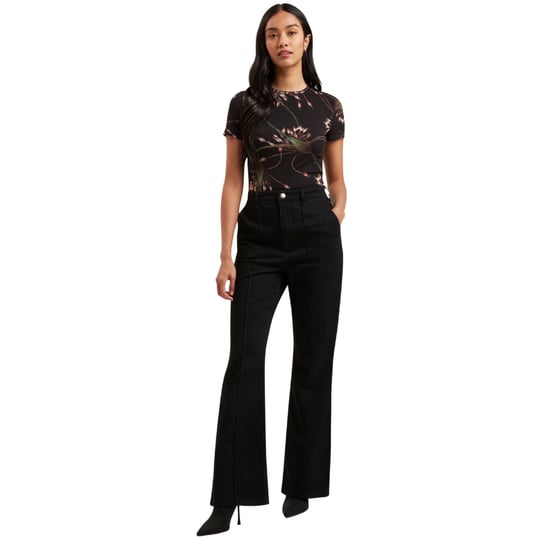 Camiseta Negra Ajustada Estampada Lexiii De Ted Baker - Image 3