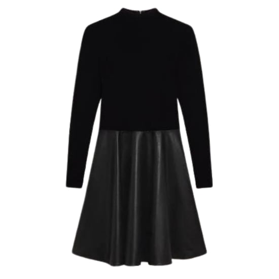 Vestido Midi De Ted Baker Con Falda De Piel Sintética - Image 1
