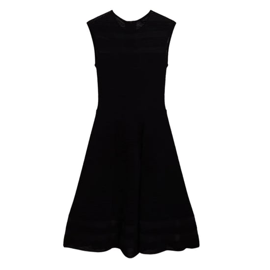 Vestido Skater Negro De Punto Saalli De Ted Baker Con Panel Invisible - Image 1