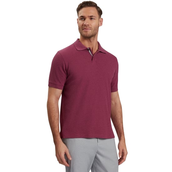 Polo Ted Baker Redman Regular Texturizado Fucsia - Image 2