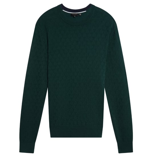 Jersey De Cuello Redondo Verde Oscuro Ted Baker Sainsy T Stitch - Image 1