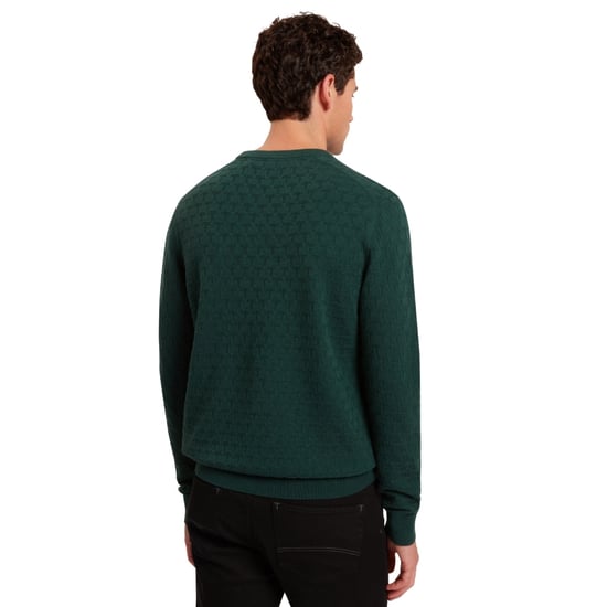Jersey De Cuello Redondo Verde Oscuro Ted Baker Sainsy T Stitch - Image 3