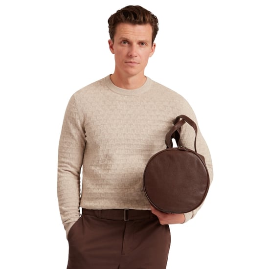 Jersey De Cuello Redondo Con Costura En T Sainsy De Ted Baker, Color Natural - Image 2