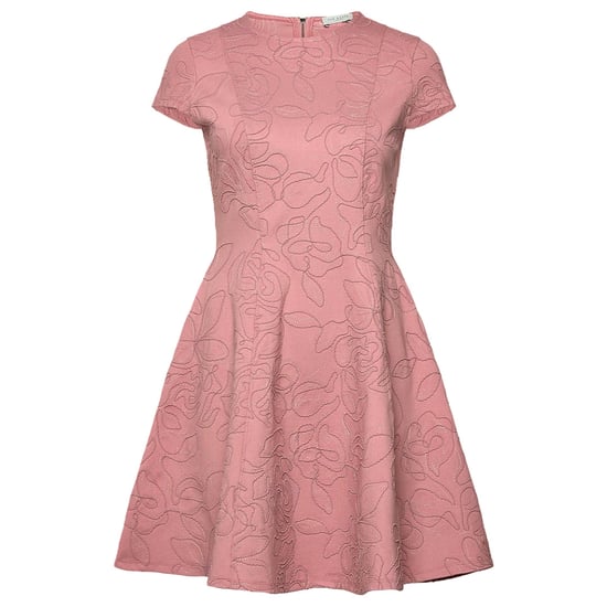 Vestido Corto De Skate Rosa Con Bordado Clodaa De Ted Baker - Image 1