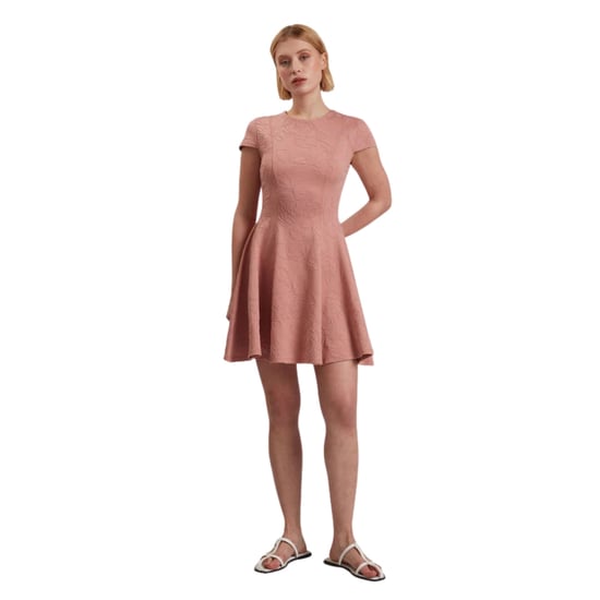 Vestido Corto De Skate Rosa Con Bordado Clodaa De Ted Baker - Image 2