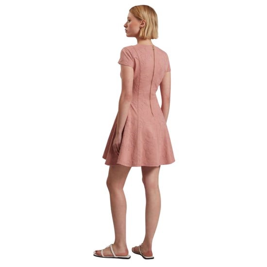 Vestido Corto De Skate Rosa Con Bordado Clodaa De Ted Baker - Image 3