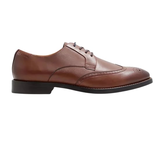Zapatos De Vestir Color Camel Hacknie Wing Tip De Ted Baker - Image 1