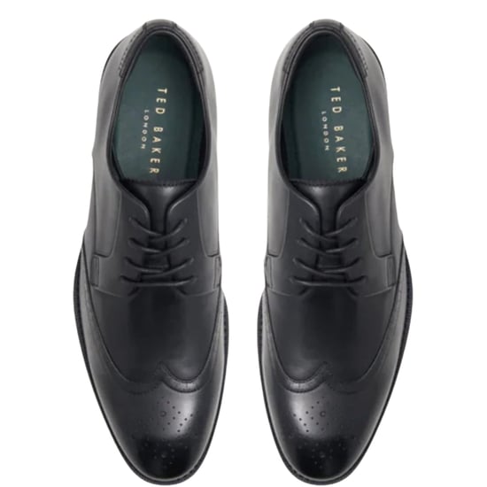 Zapato De Vestir Negro Hacknie Wing Tip De Ted Baker - Image 4