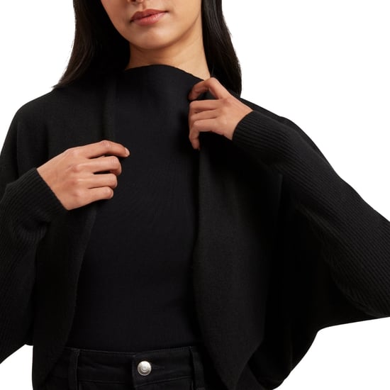 Bolero Corto De Punto Circular Gabrlaa De Ted Baker, Cárdigan Negro - Image 5