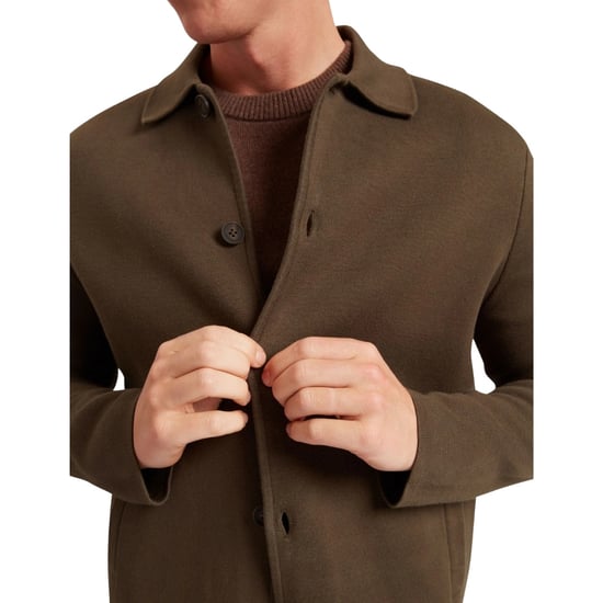 Chaqueta Cárdigan De Punto Grueso Color Caqui De Ted Baker Freder - Image 4