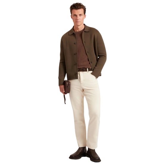 Chaqueta Cárdigan De Punto Grueso Color Caqui De Ted Baker Freder - Image 5