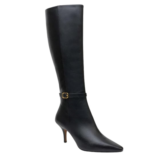 Botas Altas De Cuero Negras Con Tacón Piperr De Ted Baker - Image 1