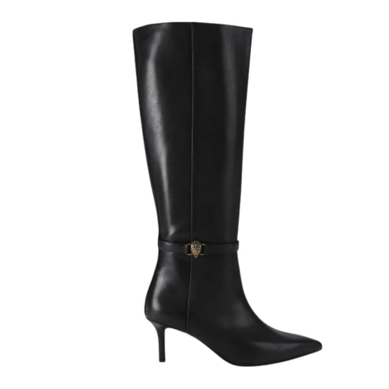 Botas Altas De Cuero Negras Con Tacón Piperr De Ted Baker - Image 2