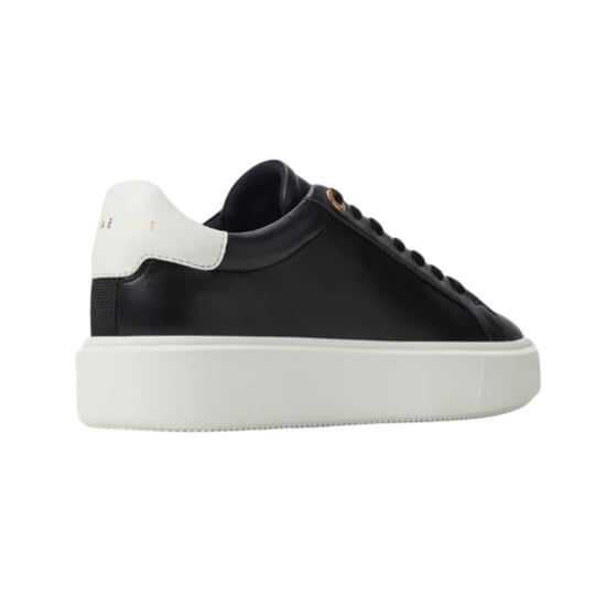 Zapatillas Deportivas Ted Baker Lorieee De Cuero Negro Liso - Image 3