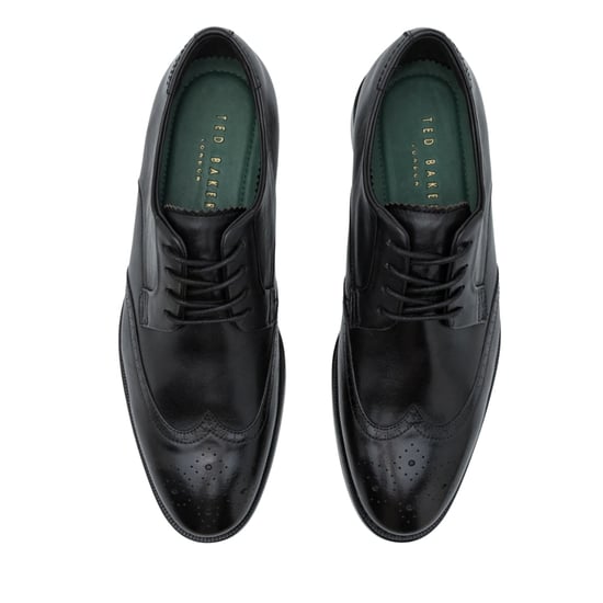 Zapatos Negros Ted Baker Hackney Wing Toe Brogue Detail - Image 4