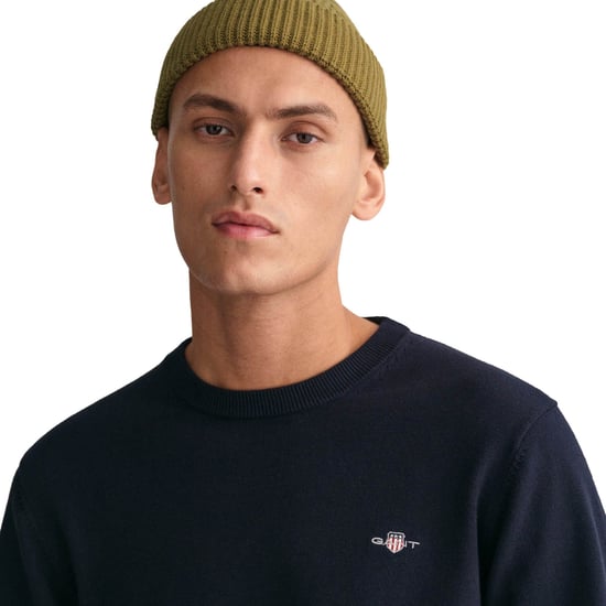GANT Mens Classic Cotton Crew Neck Jumper - Image 6