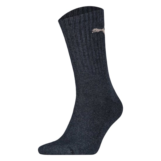 Puma Men's Sport Socks 3 Pack in Navy/Blue-Combo - Image 2