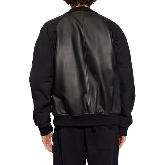 Chaqueta De Cuero Negra Dsquared2 Contrast Arms - Image 3