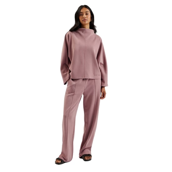 Joggers Rectos con Patrón Sólido de Ted Baker para Mujer en Rosa Empolvado - Image 2