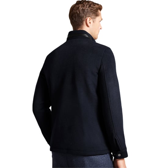 Chaqueta de campo con cuello tipo embudo para hombre Ted Baker Knowl en azul marino - Image 5