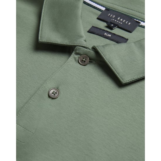Polo de Manga Corta Slim de Tacto Suave para Hombre Ted Baker Zeiter - Image 4