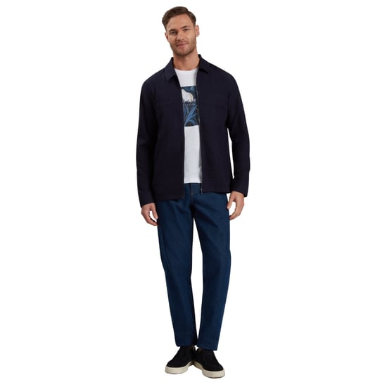 Sobrecamisa Azul Marino Con Cremallera Kailins De Ted Baker - Image 2