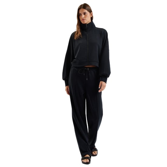 Joggers rectos abiertos de hem en negro con patrón sólido de Ted Baker para mujer - Image 2