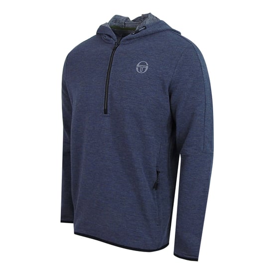 Sergio Tacchini manga larga medio cremallera para hombre con capucha masculina Idra Sweaters 37678 961 - Image 3
