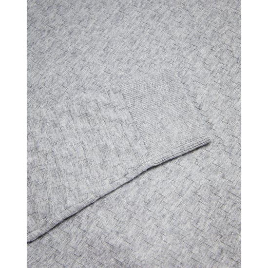 Polo de punto gris Ted Baker Morar para hombre - Image 2