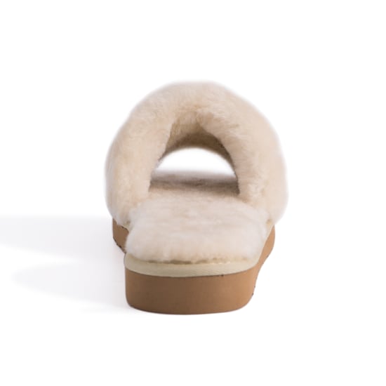 Aus Wooli Australia Pantuflas deslizantes de piel de oveja para mujer - Image 3