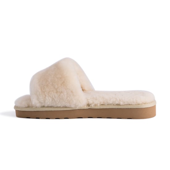 Aus Wooli Australia Pantuflas deslizantes de piel de oveja para mujer - Image 4