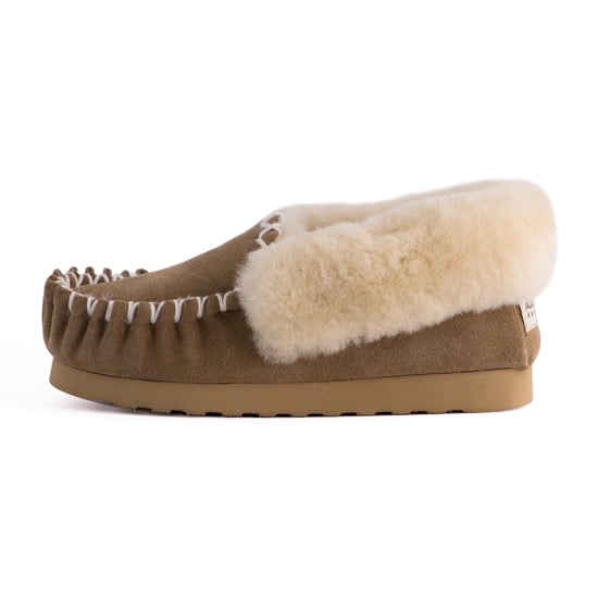 Aus Wooli Australia Mocasín de piel de oveja cosido a mano para mujer - Image 4