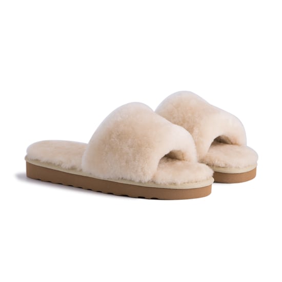 Aus Wooli Australia Pantuflas deslizantes de piel de oveja para mujer - Image 6