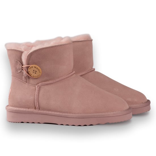 Aus Wooli Australia Bota corta unisex con botones Cabarita de piel de oveja - Image 6