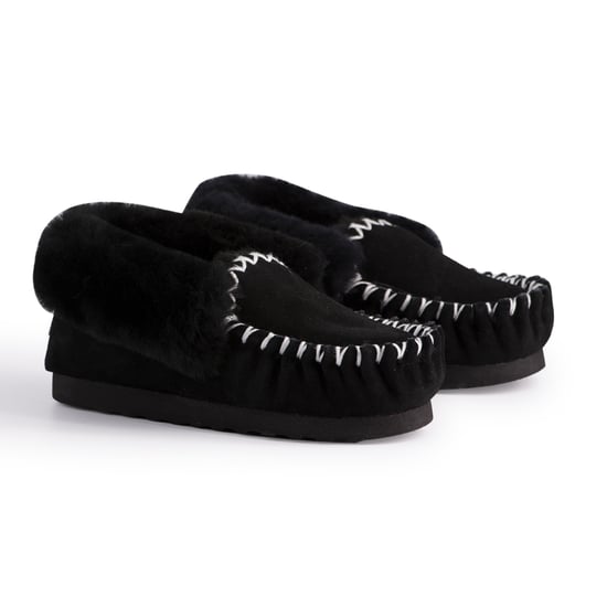 Aus Wooli Australia Mocasín de piel de oveja cosido a mano para mujer - Image 6