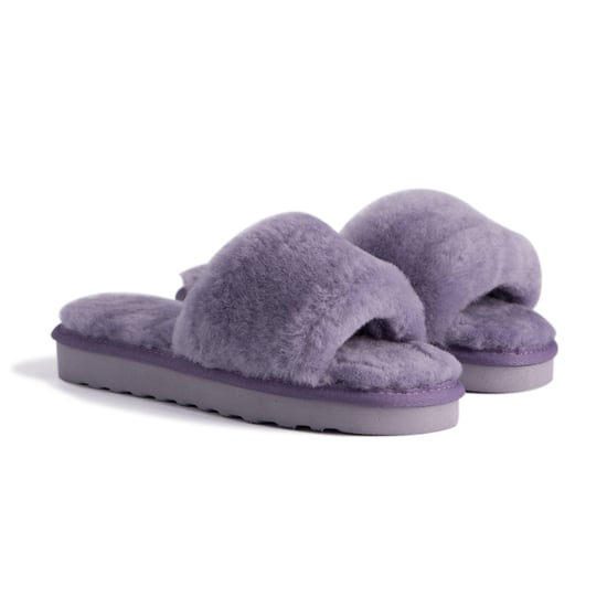 Aus Wooli Australia Pantuflas deslizantes de piel de oveja para mujer - Image 6
