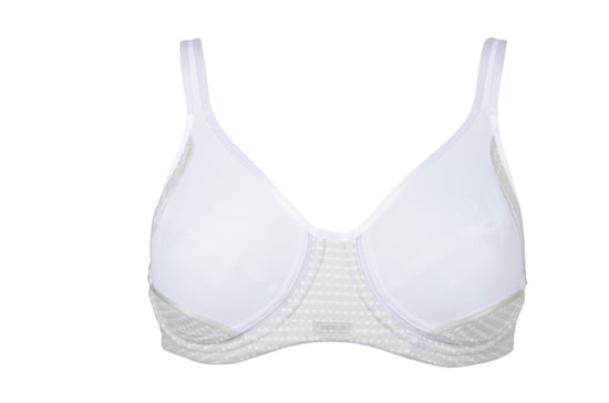 Electrify Mesh Wired Bra - White - Image 4