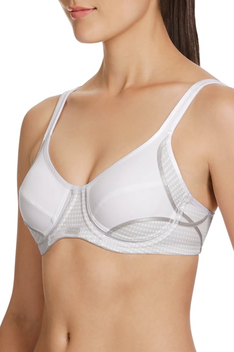 Electrify Mesh Wired Bra - White - Image 5