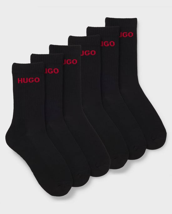 HUGO Paquete De 6 Calcetines Cortos, Multicolor - Image 1
