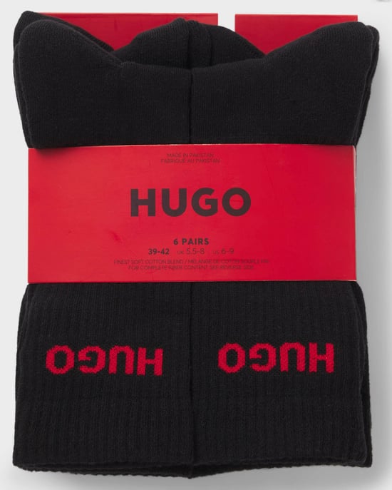 HUGO Paquete De 6 Calcetines Cortos, Multicolor - Image 3