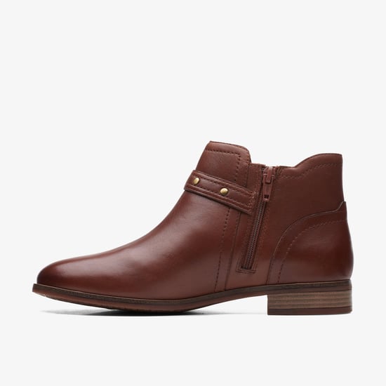 Botas Lea Trish Strap en Cuero Marrón Oscuro - Image 2