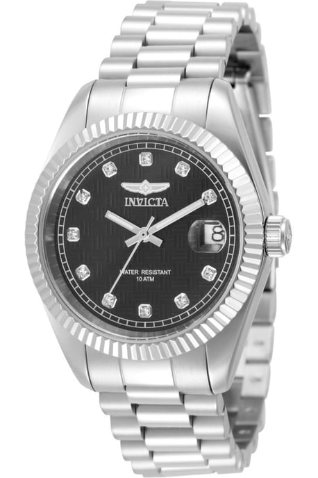 Invicta Specialty 51035 Reloj de mujer - Movimiento de cuarzo - Acero inoxidable con esfera negra - 36 mm - Image 1