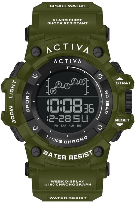 Invicta Digital ACW8082-033 Reloj para Hombre - Movimiento Digital - ABS con Esfera Negra - 50 mm - Image 1