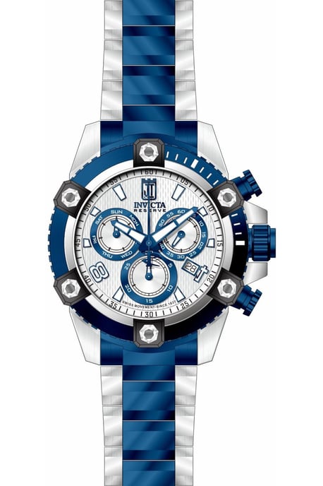 Invicta Jason Taylor 51273 Reloj de hombre - Movimiento de cuarzo - Acero inoxidable con esfera plateada - 50 mm - Image 1