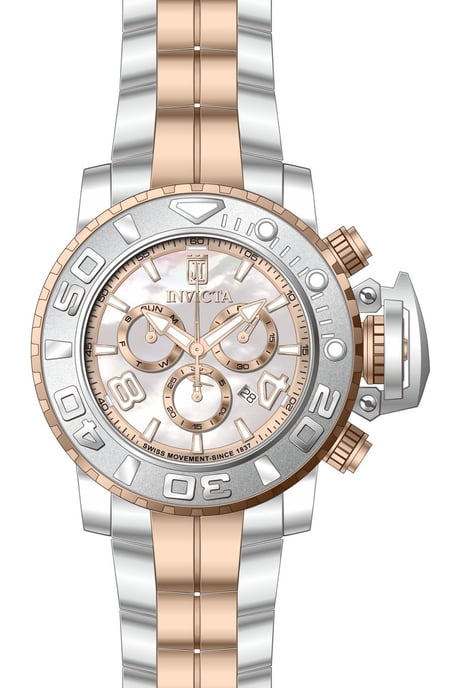 Invicta Jason Taylor 51320 Reloj para hombre - Movimiento de cuarzo - Acero inoxidable con esfera de nácar - 58 mm - Image 1