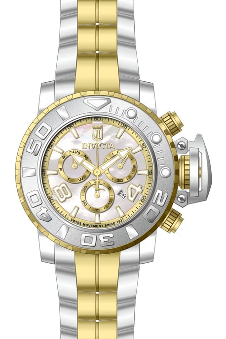Invicta Jason Taylor 51319 Reloj de hombre - Movimiento de cuarzo - Acero inoxidable con esfera de nácar - 58 mm - Image 1